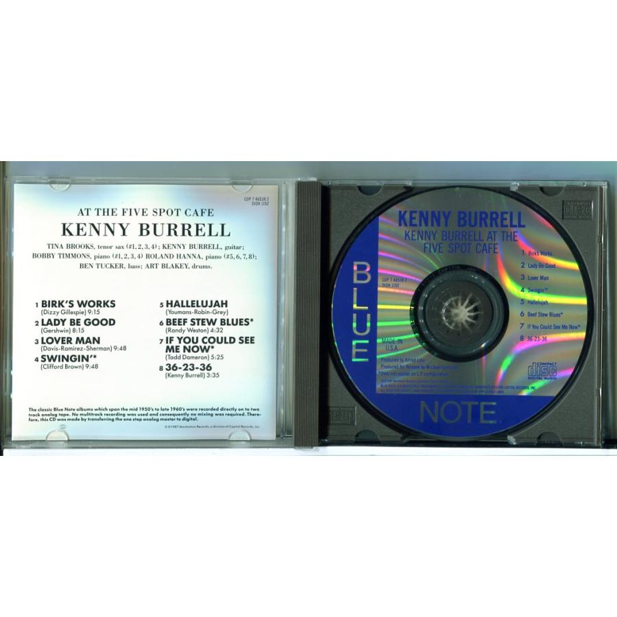 Kenny Burrell ケニー・バレル On View at the Five Spot Cafe /CD 中古 ※インポート BLUE NOTE/e3933 | ブランド登録なし | 01