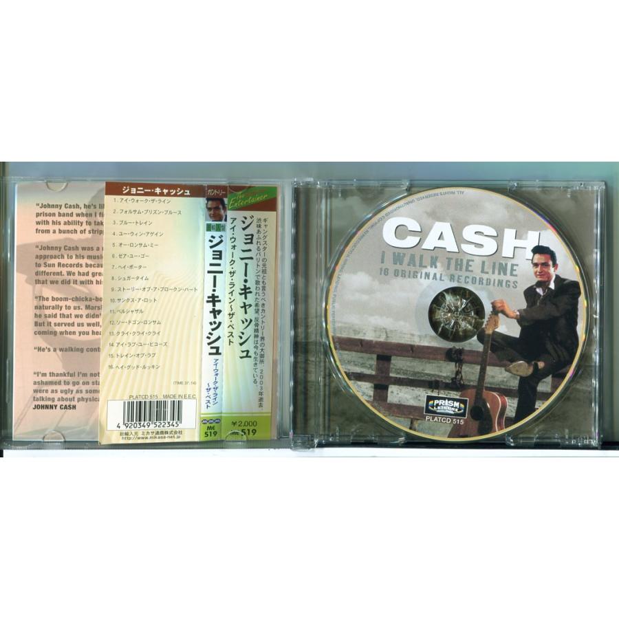 ジョニー・キャッシュ I Walk the Line ザ・ベスト/CD 中古 ※帯付/e3982 | ブランド登録なし | 01