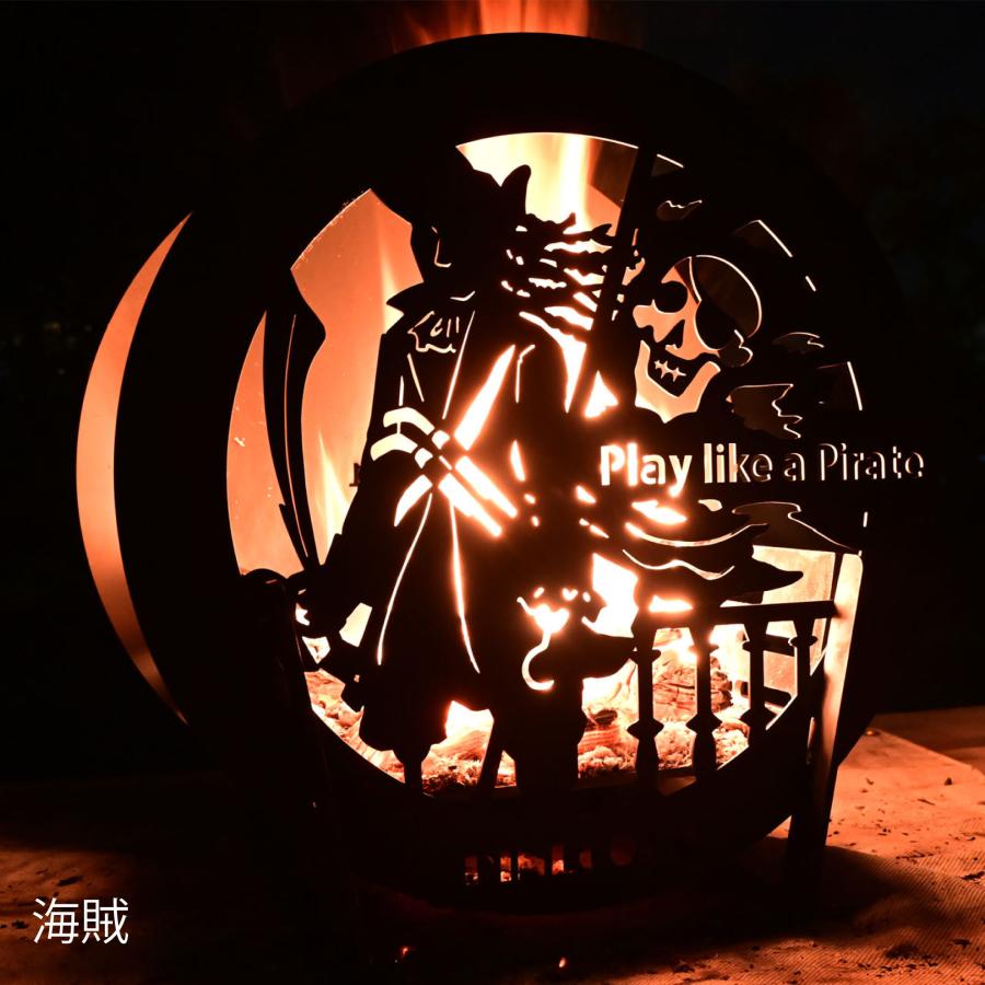 焚き火台 焚火台 替え用プレート アポロ21 おしゃれ PINECOCO ピネココ 鹿 忍者 ペガサス 妖精 海賊 |  | 06