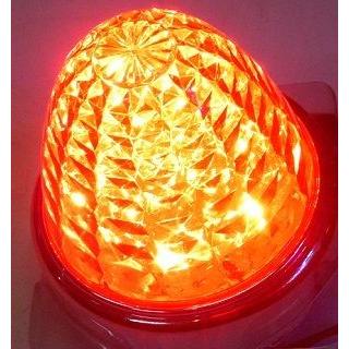 JB LEDクリスタルハイパワーマーカーランプ激光 赤 12/24v共用