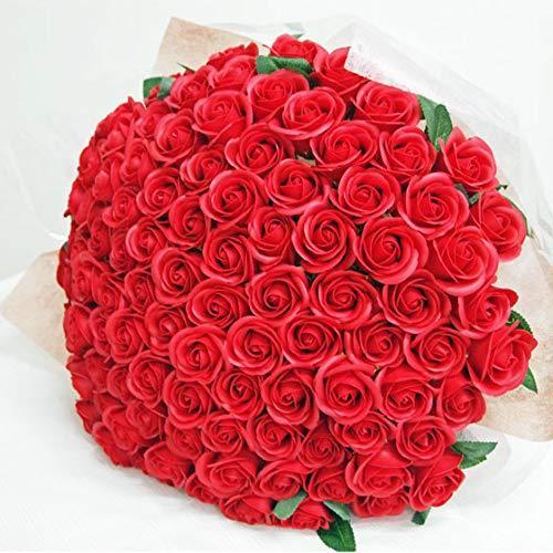 プレゼント限定版 お好きな本数 ソープフラワー花束 レッド K 108本 ブーケ 赤いバラの花束 誕生日 記念日 告白 プロポーズ 結婚 わけあり価格 Ledger Com Overseasmexico Com Mx