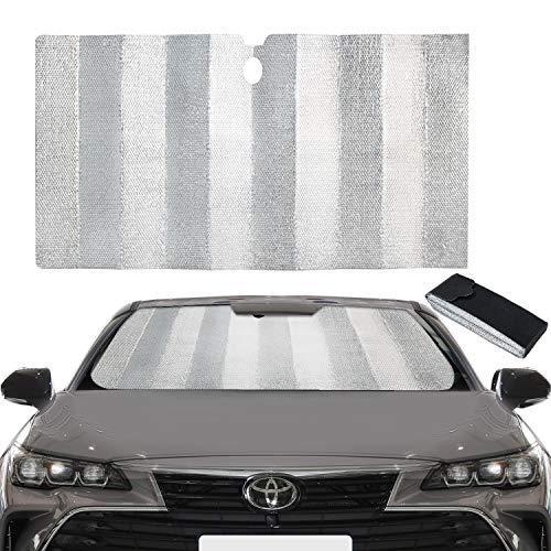 Canplus 車用遮光サンシェード 高密度生地 140x75cm 駐車 遮光フロントシェード カーサンシェード 日よけ放熱効果 A B08zmxfmh8 ヴィレッジアップyahoo 店 通販 Yahoo ショッピング