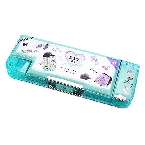 カミオジャパン 筆箱 小学生 ソフト ペンケース 女の子 向け Like オルチャン 両面開き一年生 二年生 新入学 新学期 プレゼント 沸騰ブラドン