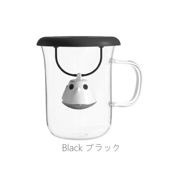 北欧 デンマーク 茶こし付きマグカップ 小鳥 耐熱ガラスカップ付き (Qdo) キュードー Birdie Swing Nest バーディースウィングネスト ギフト おしゃれ |  | 08