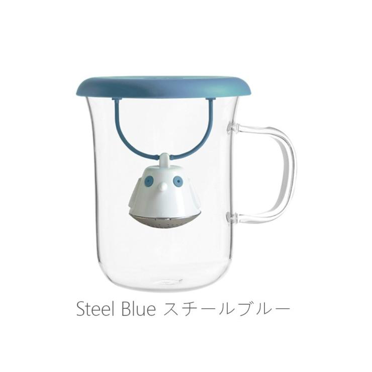 北欧 デンマーク 茶こし付きマグカップ 小鳥 耐熱ガラスカップ付き (Qdo) キュードー Birdie Swing Nest バーディースウィングネスト ギフト おしゃれ |  | 02