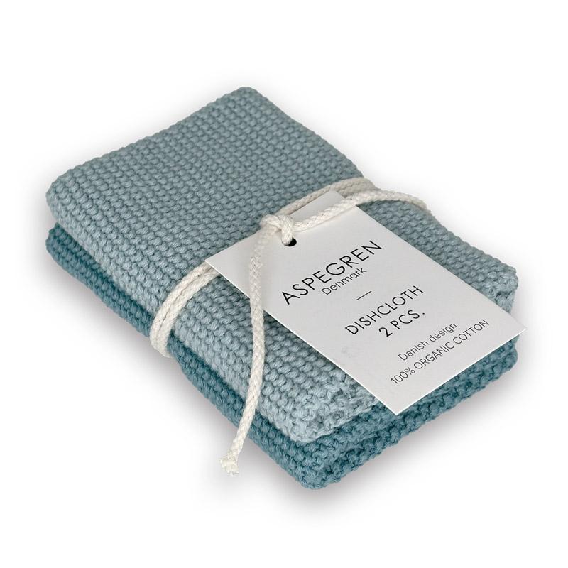 北欧 デンマーク ディッシュクロス オーガニック ニット 綿 ふきん フキン 2枚組  (ASPEGREN Denmark) アスペグレンデンマーク ギフト 内祝い おしゃれ |  | 03