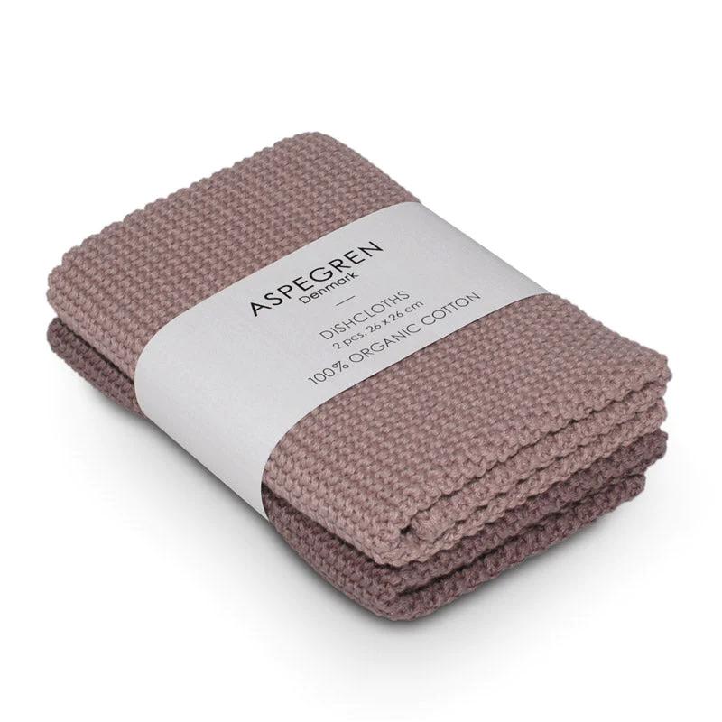 北欧 デンマーク ディッシュクロス オーガニック ニット 綿 ふきん フキン 2枚組  (ASPEGREN Denmark) アスペグレンデンマーク ギフト 内祝い おしゃれ |  | 07