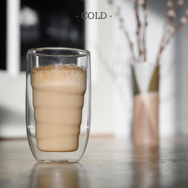 北欧 デンマーク 耐熱 ダブルウォールグラス 350ml 2個セット (Qdo) キュードー Element ギフト おしゃれ |  | 09