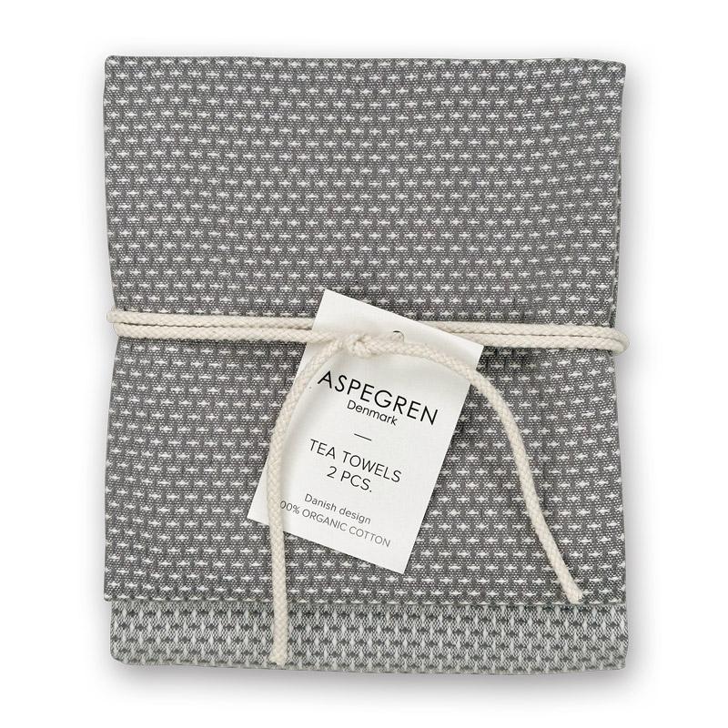 北欧 デンマーク ティータオル オーガニック 2枚組 綿 ふきん フキン  (ASPEGREN Denmark) アスペグレンデンマーク Waffle ワッフル ギフト 内祝い おしゃれ |  | 04