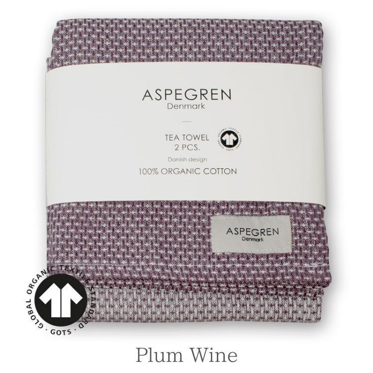 北欧 デンマーク ティータオル オーガニック 2枚組 綿 ふきん フキン  (ASPEGREN Denmark) アスペグレンデンマーク Waffle ワッフル ギフト 内祝い おしゃれ |  | 01