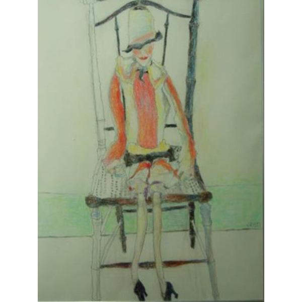 クリスティ 絵画 操り人形 デッサン 絵画 Pinetailvillageのクリスティ 洋画 052 Pinetailvillage