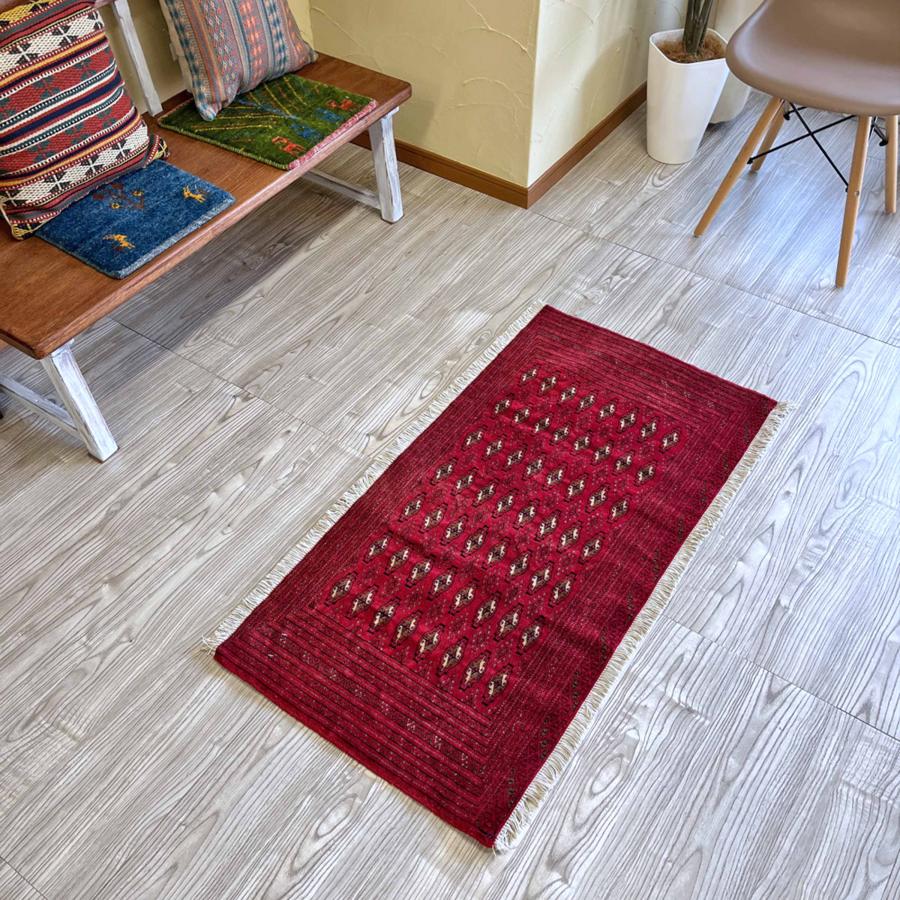 手織りトルクメン絨毯 ペルシャ絨毯 174×120cm stn:69 手織りトルクメン絨毯 ペルシャ絨毯 174×120cm stn:69
