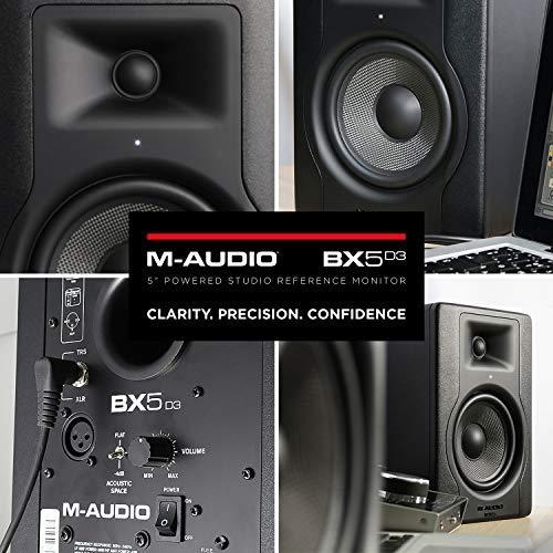 オープニング大セール ブラック D3 M Audioモニタースピーカー 100w アクティブスピーカー 低音 音楽制作 Dtm ゲーム Bx5 レコーディング Pa用スピーカー Opak Com Tr