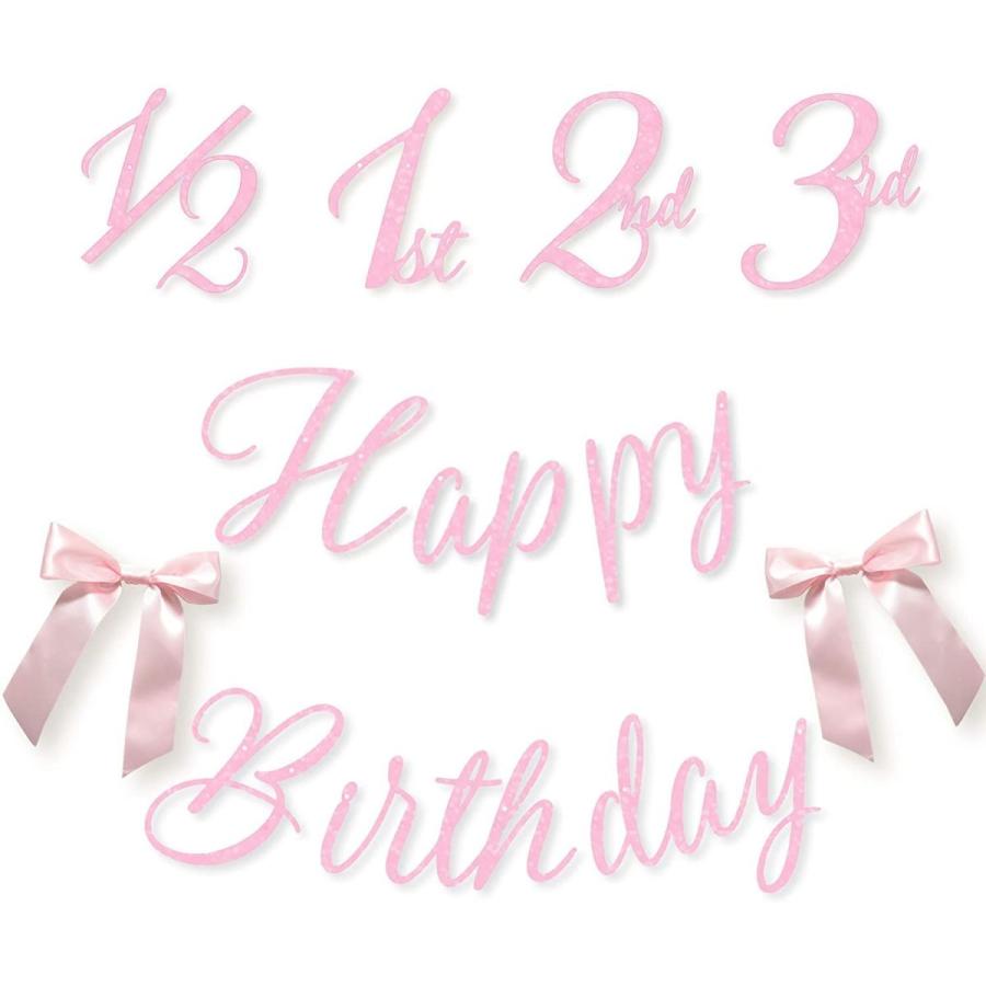税込 グリッター ガーランド 筆記体 Happy Birthday 誕生日 飾り 年齢 数字 1 2 1st 2nd 3rd Abt Elektroplanung De