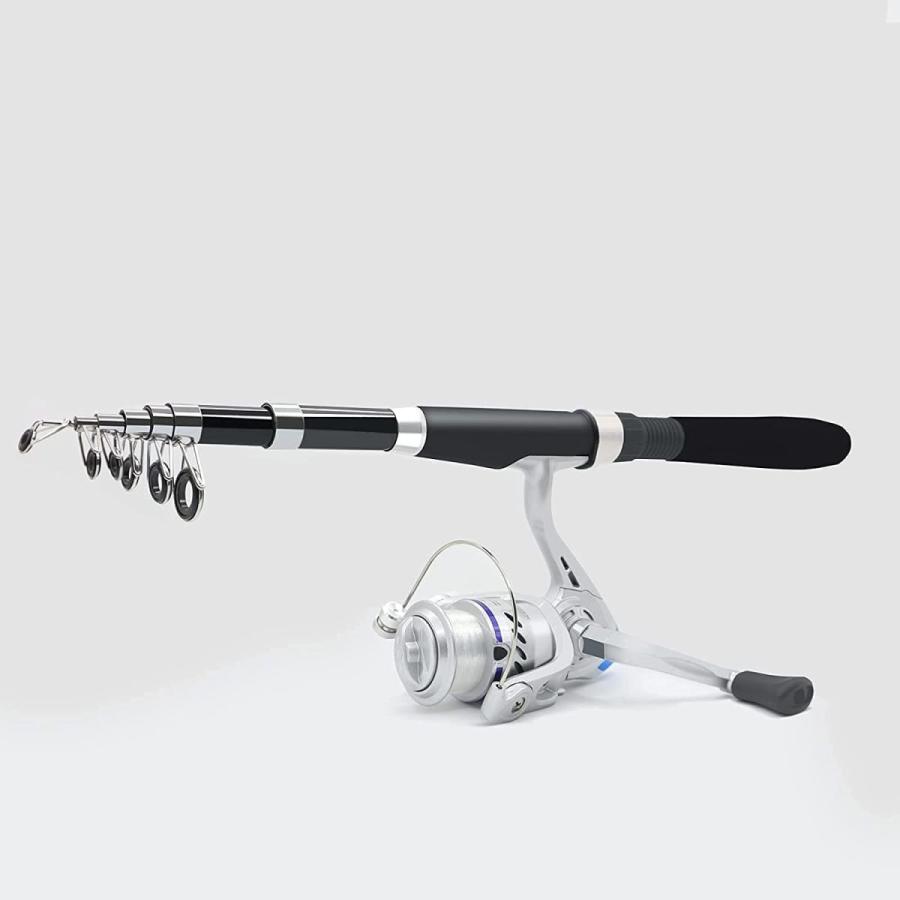 激安価格の 釣りセット 初心者 2本の2 1m釣り竿セットフィッシング 海釣りセット コンパクトロッド 入門セット スピニングリール 炭素ロッド 携帯便 Champagne Dissaux Brochot Com