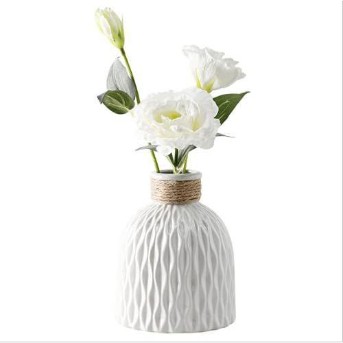 お値打ち価格で 花瓶 陶器花器 花瓶おしゃれ フラワーベース 一輪挿し 水栽培 15cm シンプル インテリア雑貨 飾り瓶 北欧 Fukuka