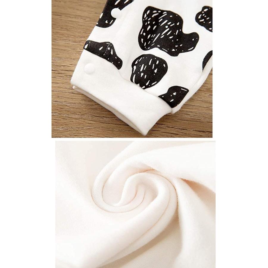 Junneng 赤ちゃん カバーオール ベビーパジャマ ベビー服 ロンパース 冬 前開き 動物柄 可愛い 女の子 春 男の子 秋 肌着 長袖 正規品スーパーsale 店内全品キャンペーン ロンパース