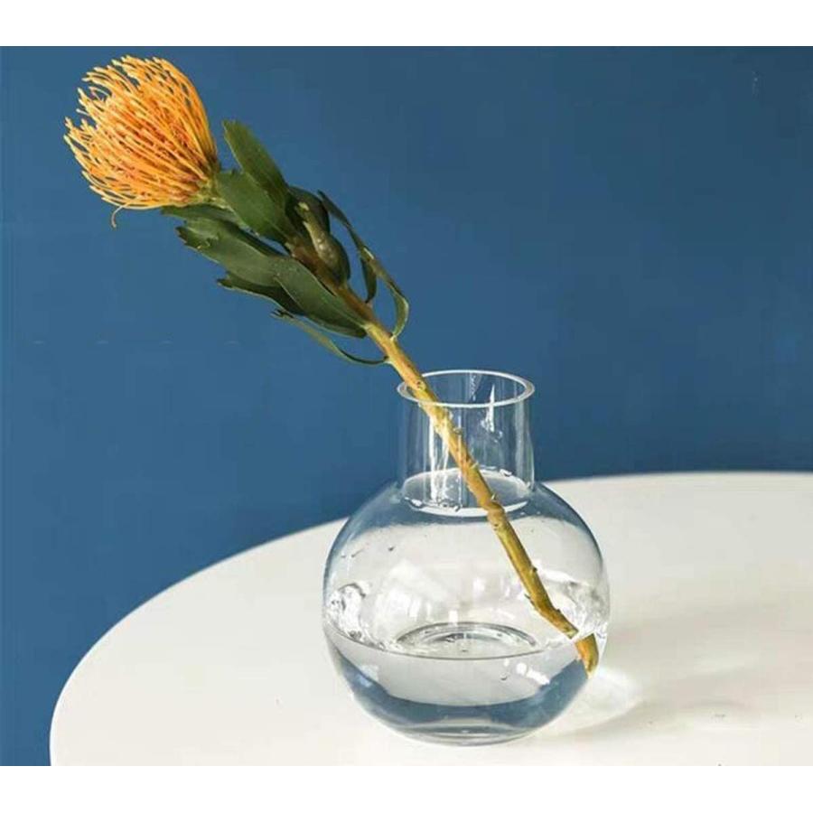 ガラス 花瓶 花器 丸い 円形 丸型 花瓶 おしゃれ 大 花瓶北欧 花瓶 18cmフラワーベース 花器 バスケット 花瓶 ガーデン ガラス 大きい割引