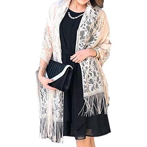 16円 与え イヴ エヴァン ストール レース フォーマル 結婚式 二次会 パーティ パーティー ショール Uvケア 冷房対策 慶弔 慶弔用 レディー