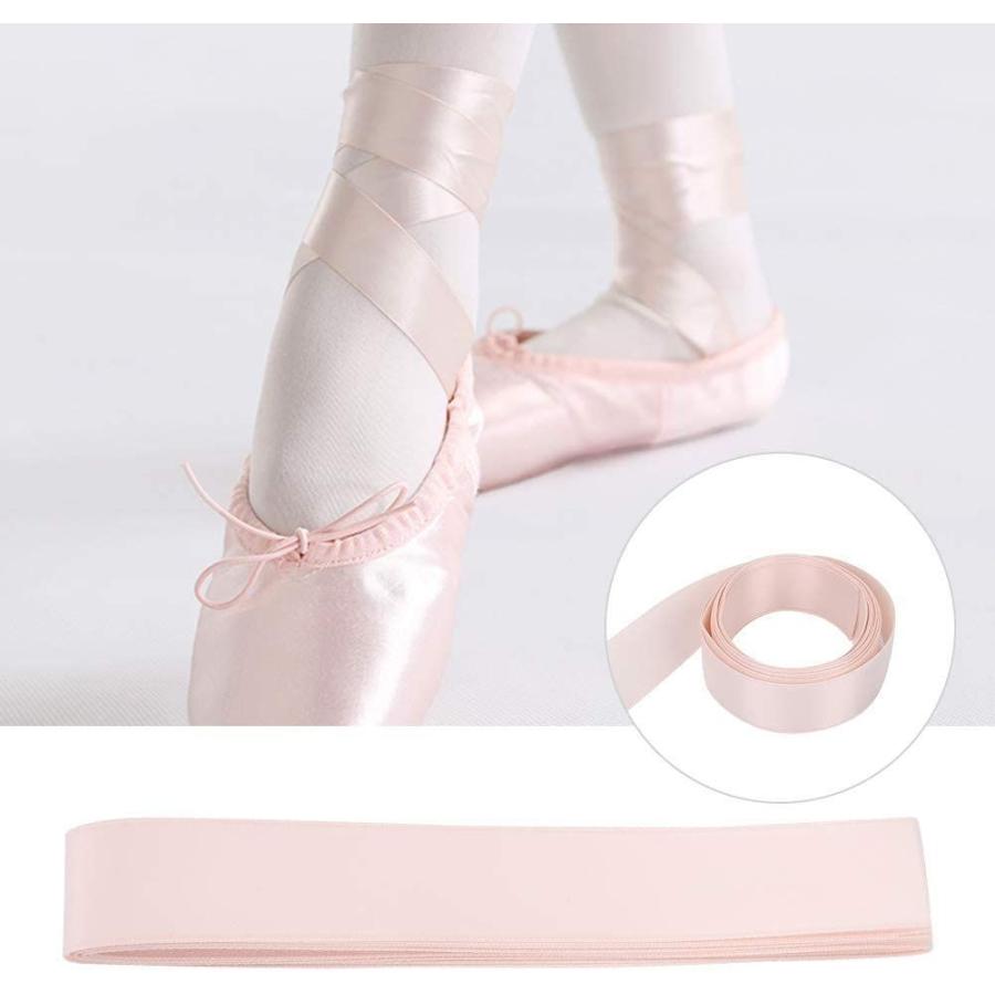 大特価 レディース プロバレエ ダンス リボン ストレッチサテンリボン ピンク バレエシューズポアント 靴弾性 靴アクセサリー Materialworldblog Com