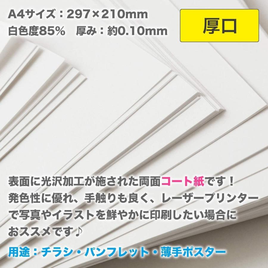 ふじさん企画 レーザープリンタ用紙 日本製 厚紙 厚口 白色 コート紙 110kg 白色度85 紙厚0 10mm 500枚 Mehnqcamej プリンター用紙 コピー用紙 Haberl Bau De