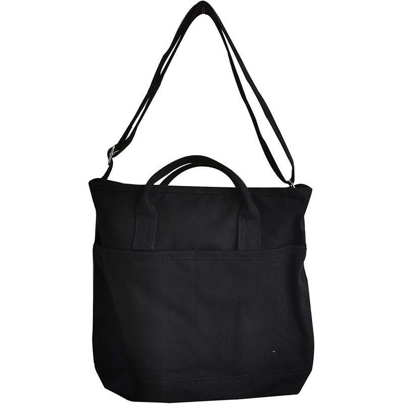 913円 アウトレット 帆布 とーとバッグ メンズ キャンバス 大容量 キャンバストート レディース 通勤 通学 61 ブラック