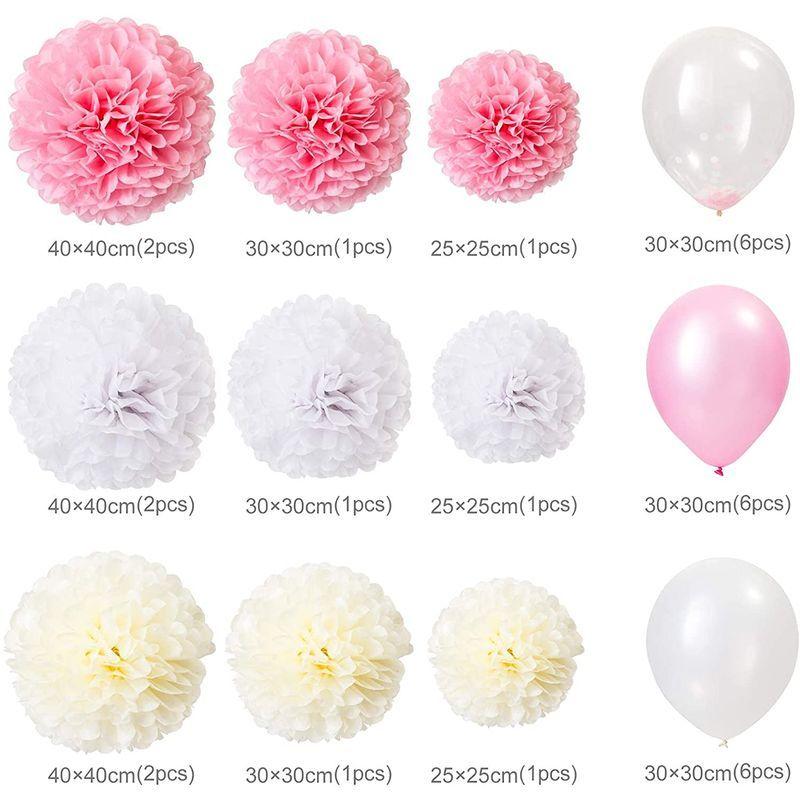 22年最新海外 ペーパーポンポン ペーパーフラワー 花紙 七夕飾り 飾り付け 飾り 誕生日 Lihao 27個セット お祭 パーティーグッズ パーティー飾り その他パーティーグッズ Www We Job Com