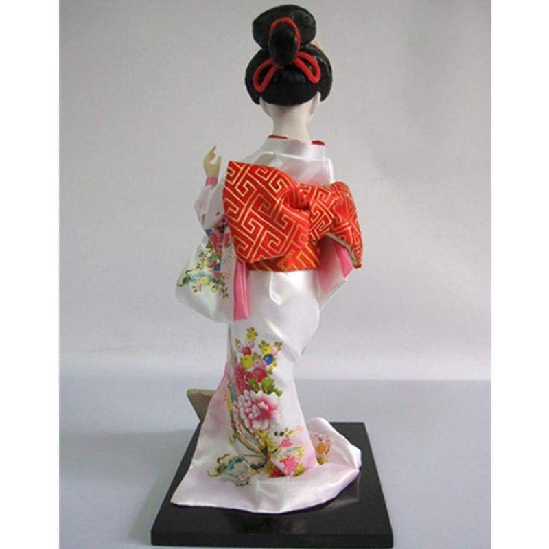 二代目舞妓 日本人形 芸妓 12インチ(30cm) 日本のお土産 外国人へのプレセント ピンク|pink-store|02