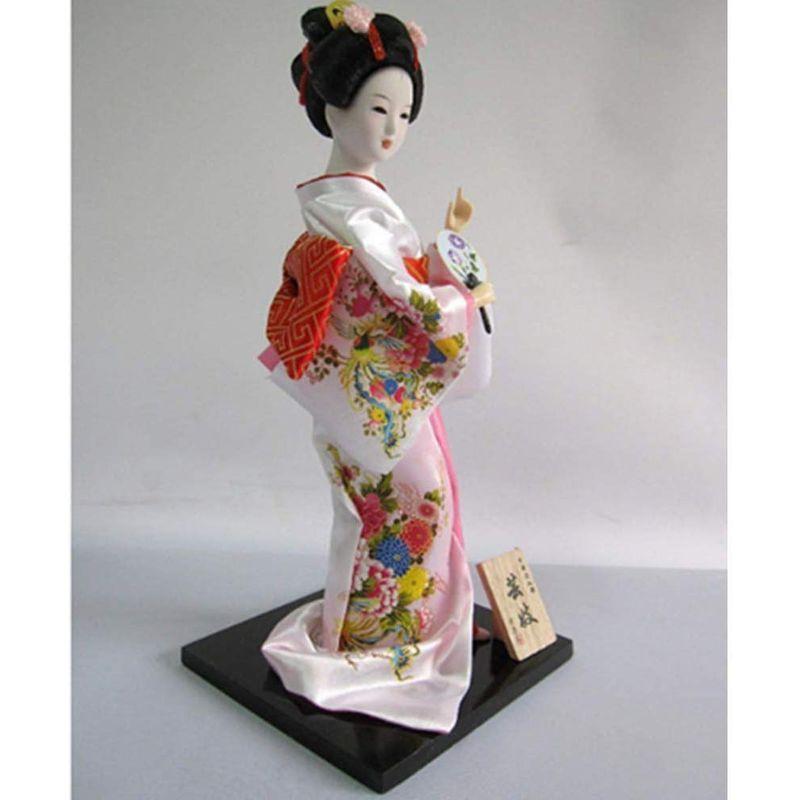 二代目舞妓 日本人形 芸妓 12インチ(30cm) 日本のお土産 外国人へのプレセント ピンク|pink-store|03