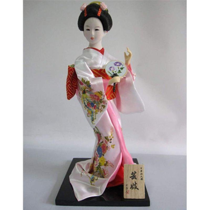 二代目舞妓 日本人形 芸妓 12インチ(30cm) 日本のお土産 外国人へのプレセント ピンク|pink-store|04