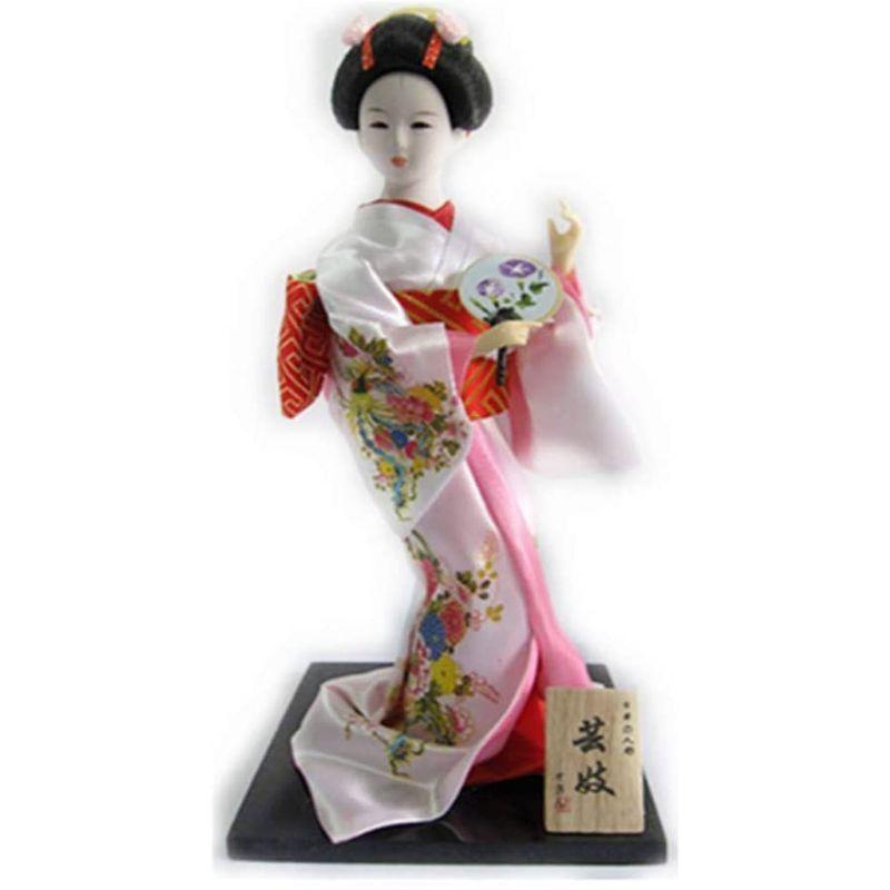 二代目舞妓 日本人形 芸妓 12インチ(30cm) 日本のお土産 外国人へのプレセント ピンク|pink-store|05