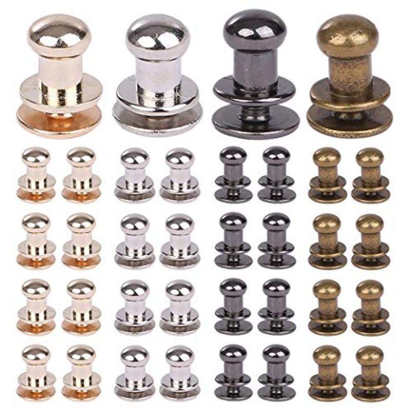 ルボナリエ ネジ式 6mm ギボシ 80個セット レザー用 レザークラフト ハンドメイド パーツ 4色 各個 Pink Store 通販 Yahoo ショッピング