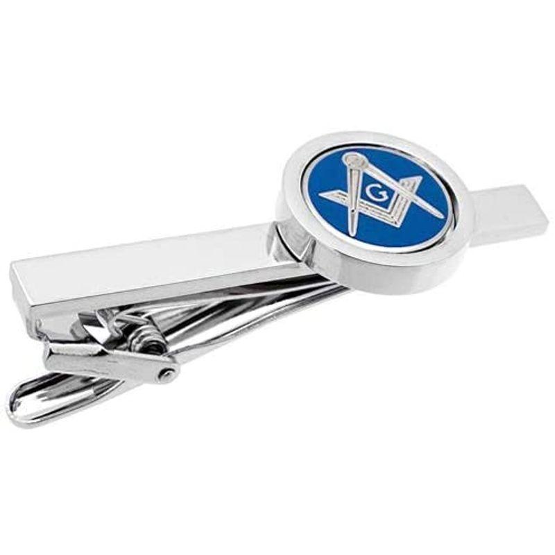 ブルー フリーメイソン ネクタイピン タイバー タイピン N