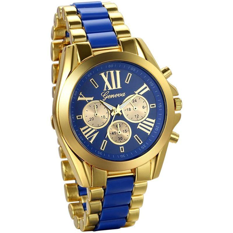 Jewelrywe 腕時計 ァッション メンズ ウオッチ アナログ表示 クォーツ ローマ数字 文字盤 シリコンバンド 日常生活防水 ブルー Pink Store 通販 Yahoo ショッピング