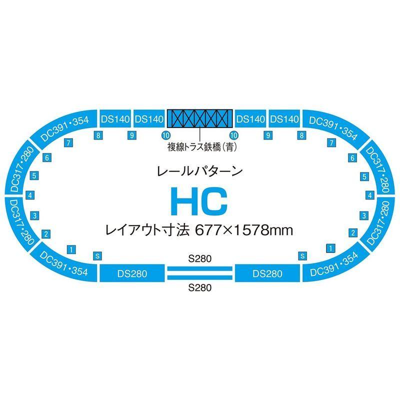 TOMIX Nゲージ レールセット 高架複線立体交差セット HCパターン 91074 鉄道模型用品｜pink-store｜04