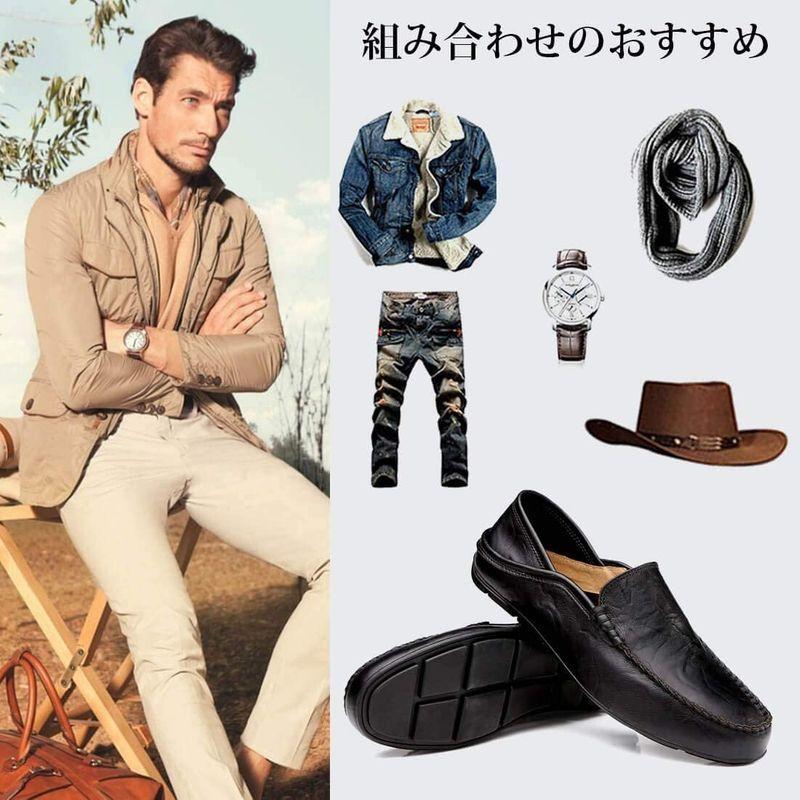 サニー ホリデイ メンズ ドライビングシューズ 軽量 スリッポンシューズ ２種履き方 クラシック 職場用 モカシン 靴 Black 27 0 Pink Store 通販 Yahoo ショッピング