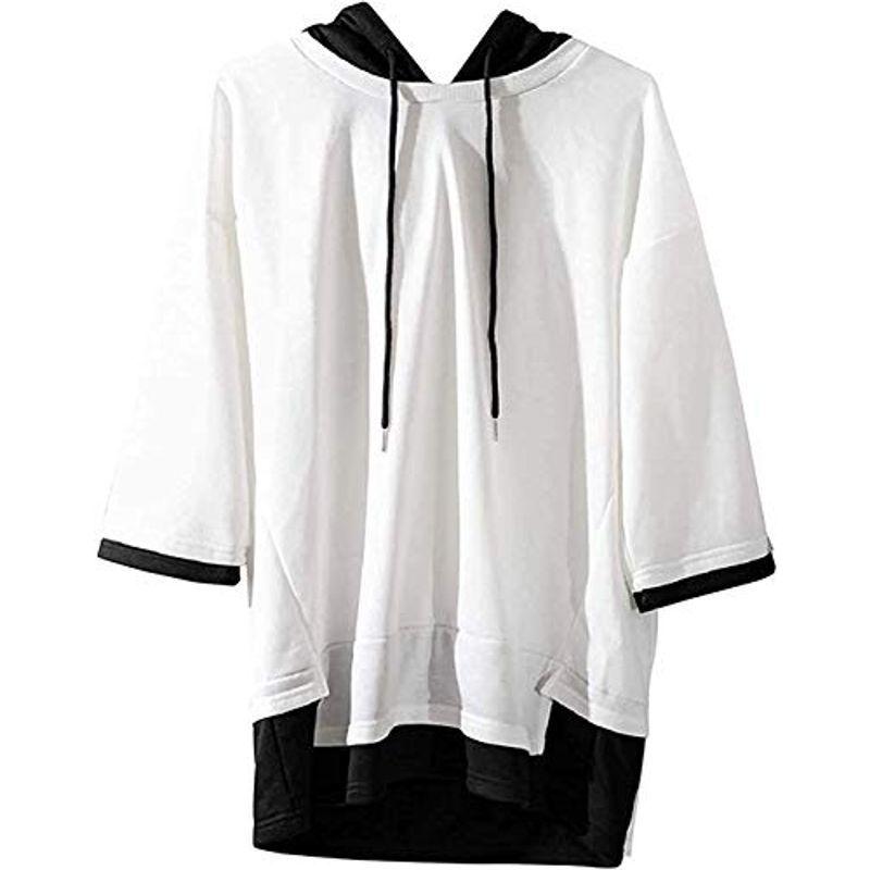 65 Off サコイユ 2カラー レイヤード風 パーカー 7分袖 スエット トップス プルオーバー 男性服 男 おとこ 男子 高校生 中学生 ファッション Sovanahotel Com