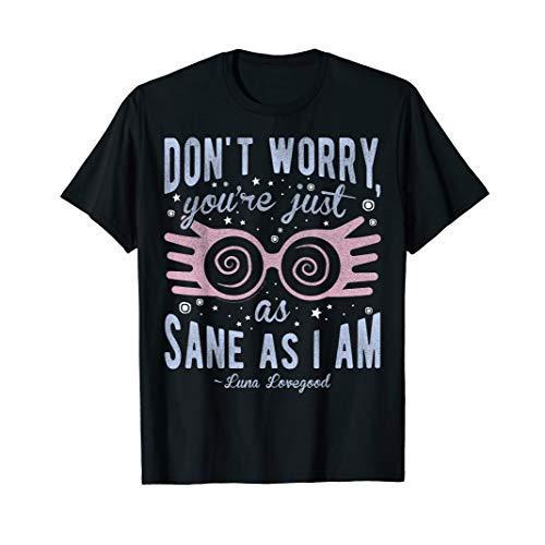 Harry Potter Luna Don t Worry You re Just As Sane As I Am T-Shirt｜pinkcarat