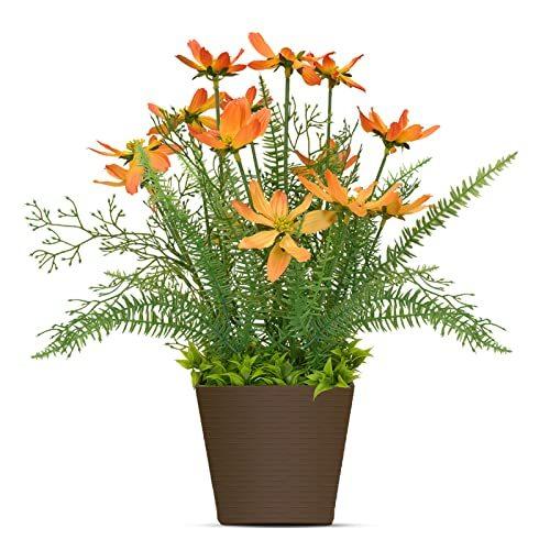 Luxsego 人気商品 造花鉢植えラベンダー植物 ホームデコレーション用 【在庫限り】 Inches Hight 14.7