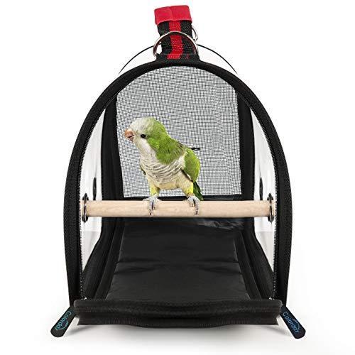 Colorday軽量 鳥用キャリーバッグ、鳥用トラベルケージ もっと読む Colorday軽量 鳥用キャリーバッグ 鳥用トラベルケージ コニュア インコ オカメインコ オキナインコ セキセイインコ カシケ ミニコンゴウインコ 小さいオウム ヒインコ ズアカハネナガ ワカケホンセイインコ アレクサンドリンインコなどの大きさの鳥に適しています 開閉はジッパー式