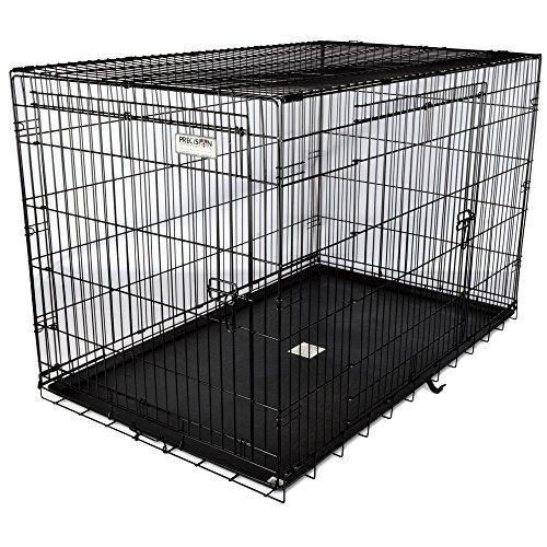Precision Pet Two-Door Great Crate, Large - 42x28x30 inches|pinkcarat|02