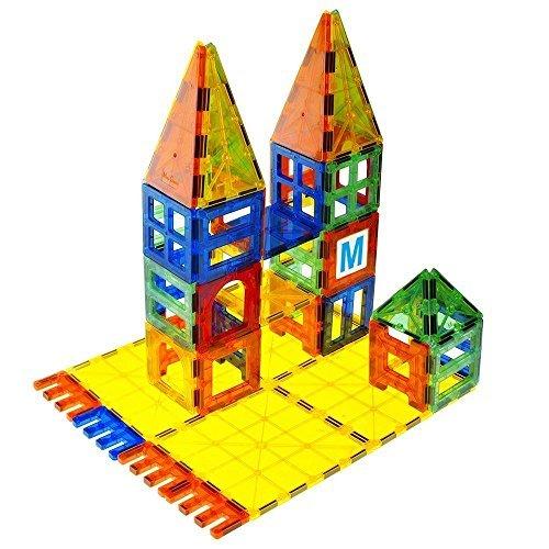 【希少！！】 Magnet MGS-01-123 Mag-Genius - Pieces) (123 Tiles Blocks Building Brain 3D 知育玩具