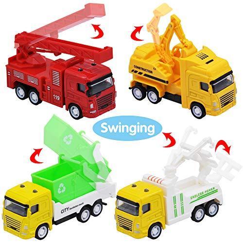 割引価格購入 JOYIN 20 Piece Pull Back Cars， Die Cast Metal Toy Cars， Vehicle Set for Tod