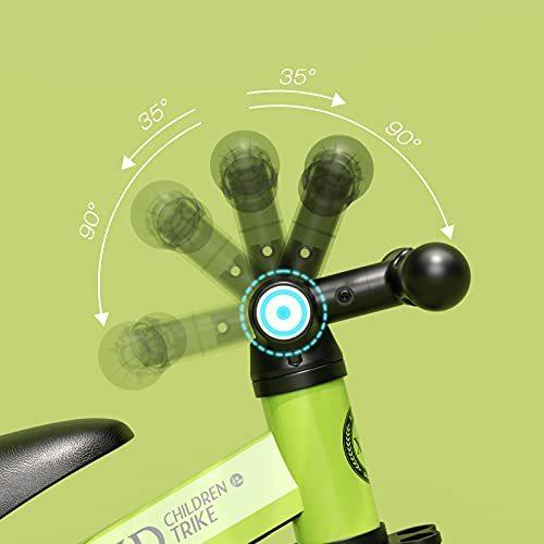 XJD 3 in 1キッズ三輪車用10-24ヶ月キッズトライク3ホイールバイクボーイズガールズ3ホイール幼児三輪車アップグレード2 0（グリーン） XJD in 1キッズ三輪車用10 24ヶ月キッズトライク3ホイールバイクボーイズガールズ3ホイール幼児三輪車アップグレード2 グリーン 車 バイク