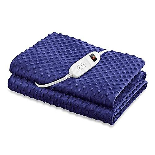 Electric Heated Throw Blanket Twin Size 50 x 60 | 10 Levels Fast Heating