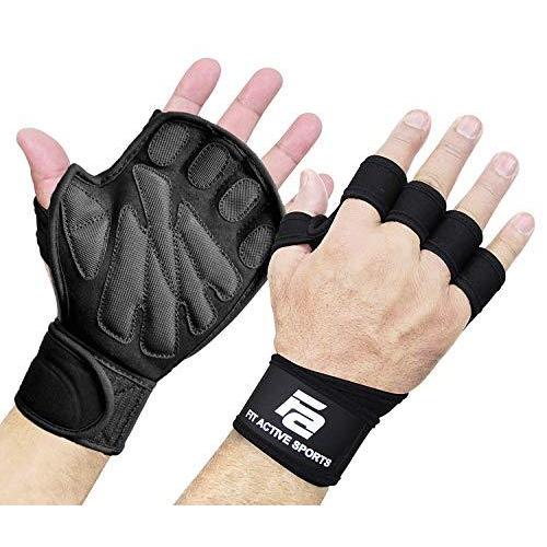 New Improved Fit Active Sports 2.0 Ventilated Weight Lifting Workout Gloves