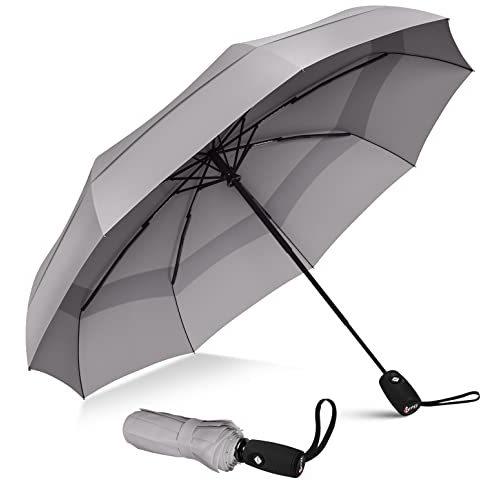 Repel Umbrella 防風トラベルアンブレラ - 折りたたみ傘自動開閉 - 折りたたみ傘 最強 - 折り畳み傘おしゃれ - コンパクト、軽量、｜pinkcarat