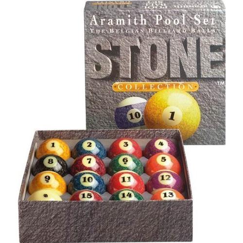 Aramith Stone Collection プールとビリヤードボールセット