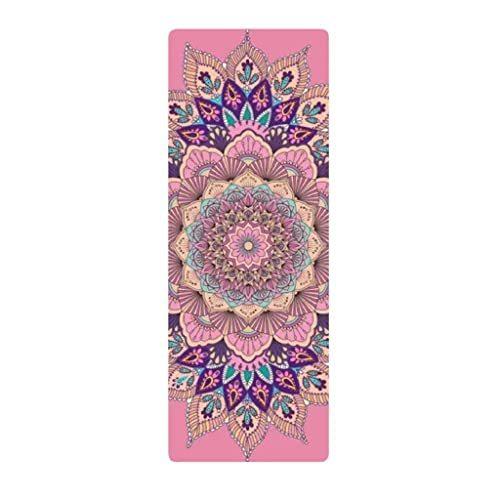 SHYPYG 1.5mm Sweat-absorbent Suede Yoga Mat Gym Home Rubber Mat for Fitness｜pinkcarat