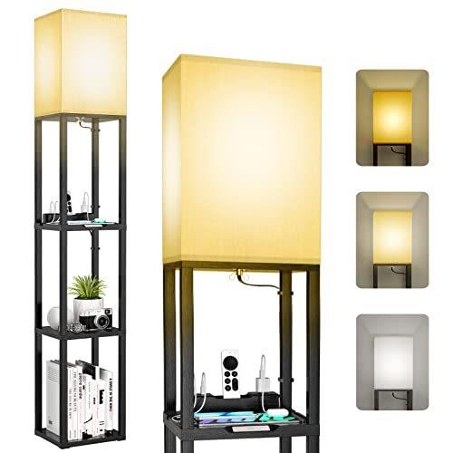海外からのお取り寄せ商品をお手頃＆お気軽にMaxsure Fl00r Lamp with Shelves - Fl00r Lamps f0r Living R00m, C0rner Light